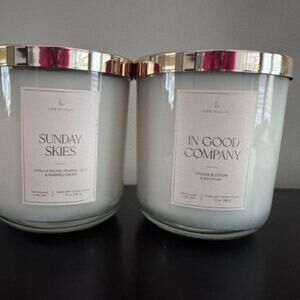 Life in Lilac Sunday Skies & In Good Company 2 Candle Bundle 12oz Jars